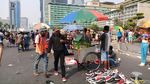 Penampakan PKL di CFD Sudirman-Thamrin yang Dikeluhkan Warga