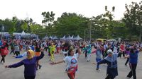 Bareng Barongsai, Ribuan Warga Belitung Antusias Ikut Fun Walk BYMS 2019