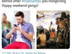 Kumpulan Meme Kocak Mati Listrik, Kalian yang Mana?