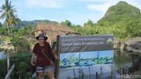 Objek wisata Rammang-rammang berada di Desa Salenrang, Kecamatan Bontoa, Maros, Sulawesi Selatan memang diapit oleh beberapa perusahaan tambang (Moehammad Bakrie/detikcom)