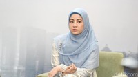 Natasha memilih tetap di rumah bersama anak-anaknya. Pool/Noel/detikFoto.