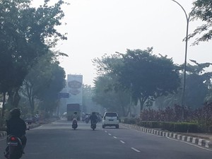 Pekanbaru Dikepung Asap, Sejumlah Sekolah Pulangkan Siswa
