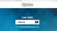Seluk Beluk Cek IMEI Ponsel BM atau Resmi di Situs Kemenperin