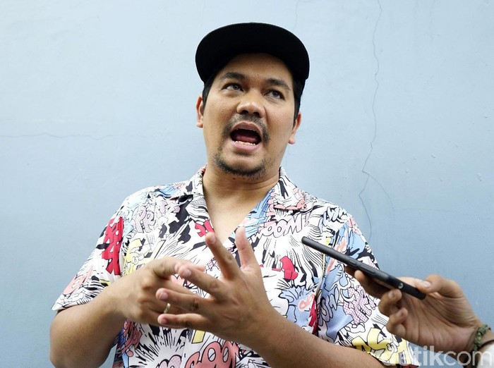 Indra Bekti saat ditemui di studio Trans TV.
