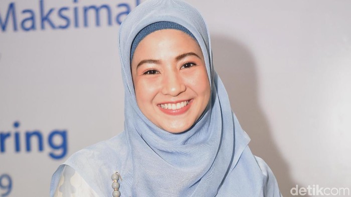 Natasha Rizki saat ditemui di kawasan Setiabudi.