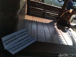 Dipolisikan oleh Ketua PN Semarang, Ini Kata Penyegel Gazebo