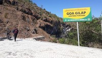 Gua Gilap di Dusun Klumpit, Desa Kenteng, Kecamatan Ponjong, Gunungkidul, Yogyakarta. (Pradito/detikcom)