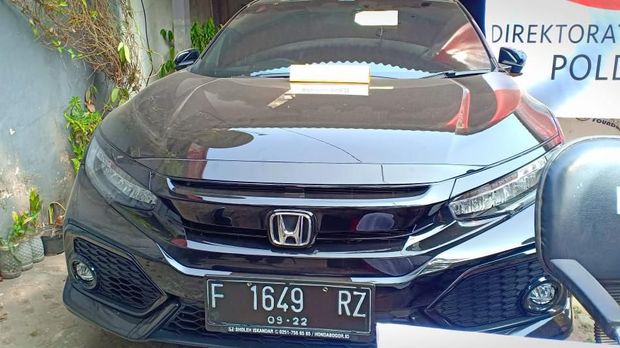 Mobil Honca Civic hasil kejahatan sindikat.