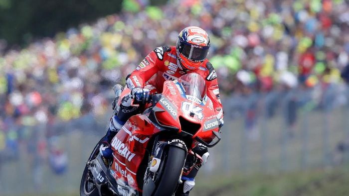 Andrea Dovizioso tercepat di FP1 MotoGP Austria. (Foto: REUTERS/David W Cerny) Andrea Dovizioso tercepat di FP1 MotoGP Austria. (Foto: REUTERS/David W Cerny)