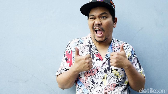 Indra Bekti saat ditemui di studio Trans TV.