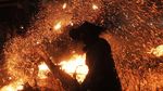 Wow! Ada Perang Obor di Jepara