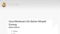 Saat netizen lain sibuk mmarah-marah dan memaki PLN, seorang netizen malah membagikan resep membuat lilin minyak goreng. Resep ini pastinya membantu, pasalnya banyak yang kehabisan stok lilin.  Foto: twitter