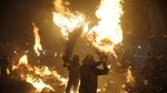 Wow! Ada Perang Obor di Jepara