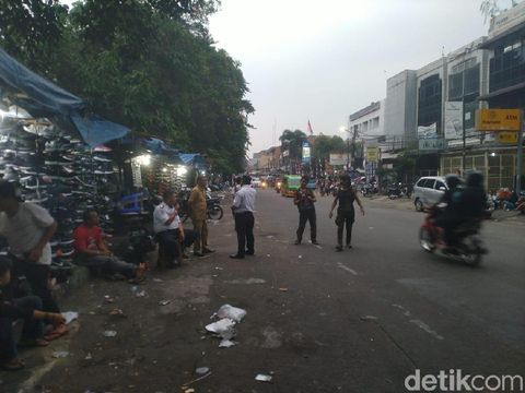 Kondisi di lokasi setelah penertiban