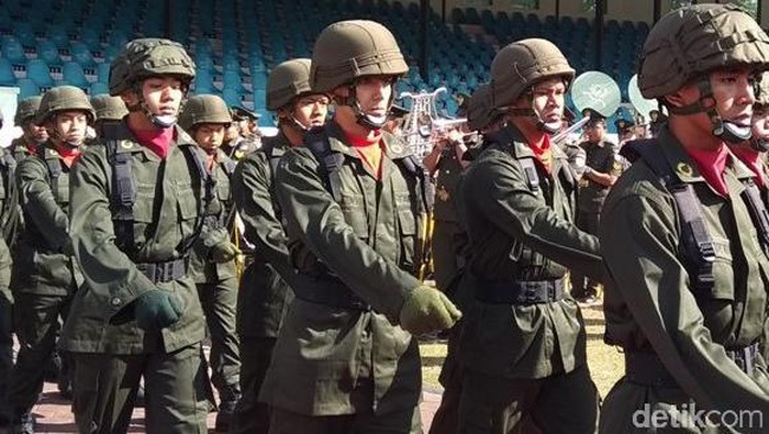 Pembukaan Pendidikan Dasar Integrasi Kemitraan Akademi TNI dan Akpol Tahun 2019 di Akmil Magelang olrh Danjen Akademi TNI, (6/8/2019).