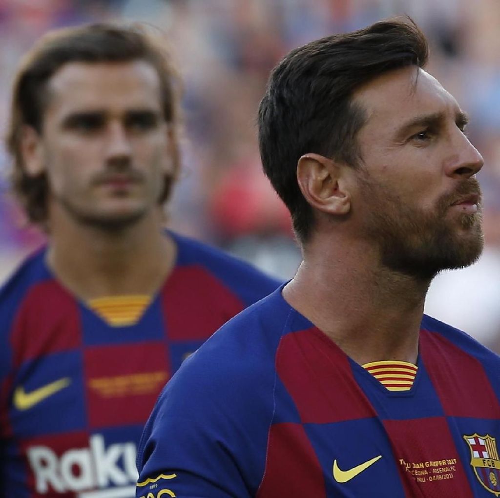 Sama-sama Pendiam, Griezmann Susah Jalin Koneksi dengan Messi Sama-sama Pendiam, Griezmann Susah Jalin Koneksi dengan Messi