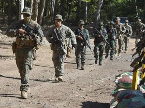 US Marine Takjub Latihan Bersama Marinir Indonesia
