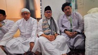 Selain Zulkifli Hasan, terlihat juga Menteri Agama Lukman Hakim Syaefudin dan Wakil Ketua DPR Fahri Hamzah.