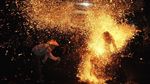 Wow! Ada Perang Obor di Jepara