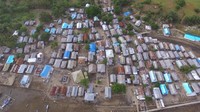 Desa Komodo terlihat dari kamera drone (dok istimewa)
