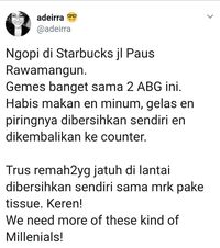 Bersihkan Meja Makan di Kafe, Dua Remaja Ini Banjir Pujian Netizen 