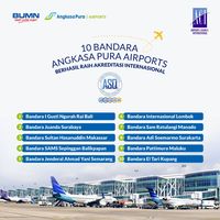 10 Bandara Angkasa Pura I Raih Akreditasi Pelayanan Bandara Dunia