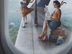 Kreatif! Foto Keluarga Bak Negeri Dongeng Pakai Photoshop
