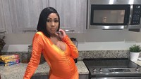 Yung Miami yang tengah hamil mengalami kejadian menakutkan baru-baru ini. Dok. Instagram/yungmiami305