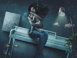Kreatif! Foto Keluarga Bak Negeri Dongeng Pakai Photoshop