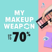 Selain Laneige, para beauty enthusiast bisa mendapati penawaran menarik lainnya. Melalui program diskon My Makeup Weapon, Anda dapat menemukan produk-produk keluaran Maybelline, LOreal, Clio, NYX, Silky Girl dengan diskon hingga 70%. Promo berikut masih bisa ditemui hingga akhir bulan. Foto: Twitter