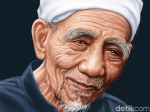 Mbah Moen Gemar Manakib Siti Khadijah, Kini Dimakamkan di Sampingnya