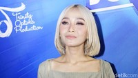 Ia mengaku bosan dengan rambut hitamnya itu dan ingin mencoba hal baru. Pool/Palevi S/detikFoto.