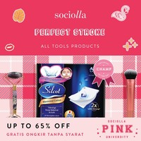 Lebih butuh alat-alat kecantikan, seperti brush. kapas, atau face roller? Anda bisa mengintip penawaran diskon hingga 65% yang diberikan Sociolla. Promo ini pun berlaku hingga hari ini jadi jangan sampai kelewatan. Foto: Twitter