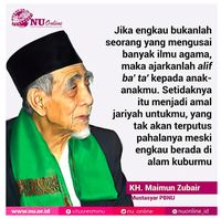 Kalimat kalimat Inspiratif Mbah  Moen Bertebaran di Medsos