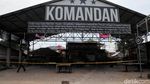 Pasca Kericuhan, Cafe Komandan Digaris Polisi