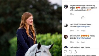“Happy birthday, malaikatku. Tak sabar kembali bersamamu untuk merayakannya,” Foto: Instagram