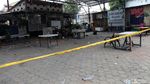 Pasca Kericuhan, Cafe Komandan Digaris Polisi