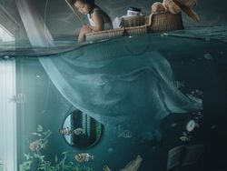 Kreatif! Foto Keluarga Bak Negeri Dongeng Pakai Photoshop
