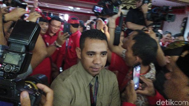 Ahok di Kongres PDIP, Kamis (8/8/2019)