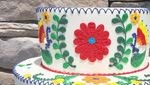 10 Kreasi Kue Cantik dengan Motif Rajut Aneka Warna