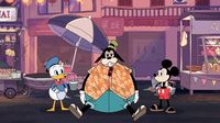 Gemasnya! Donald Duck dan Mickey Mouse Jualan Roti Canai hingga Sate