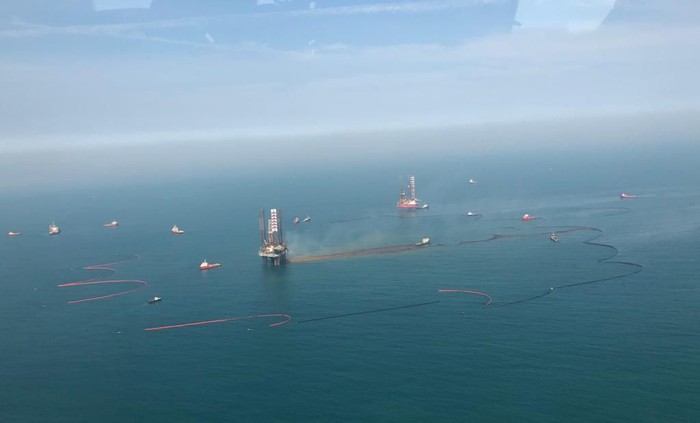 Kemenhub Gelar Latihan Tanggulangi Tumpahan Minyak Di Laut