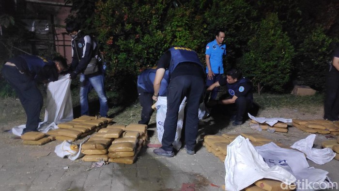 Penggerebekan BNN di Kramat Jati: 6 Orang Ditangkap, 250 Kg Ganja Disita