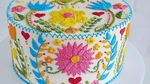 10 Kreasi Kue Cantik dengan Motif Rajut Aneka Warna