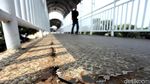 Hati-hati! JPO Jalan Tubagus Angke Mulai Keropos