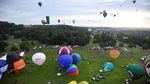 Terpesona Indahnya Warna-warni Festival Balon di Inggris
