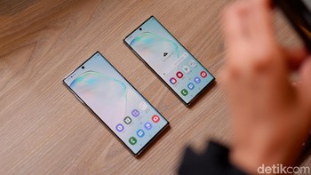 Galaxy Note 10 dan Galaxy Note 10 Plus. Foto: Adi Fida Rahman/detikINET