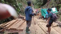 Ekspedisi Air Terjun di Balik Temuan 100 Kubik Kayu Ilegal di Tambora