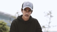 Gaya Abidzar, anak dari mendiang Uje. Foto: Hanif Hawari/detikHOT