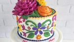 10 Kreasi Kue Cantik dengan Motif Rajut Aneka Warna